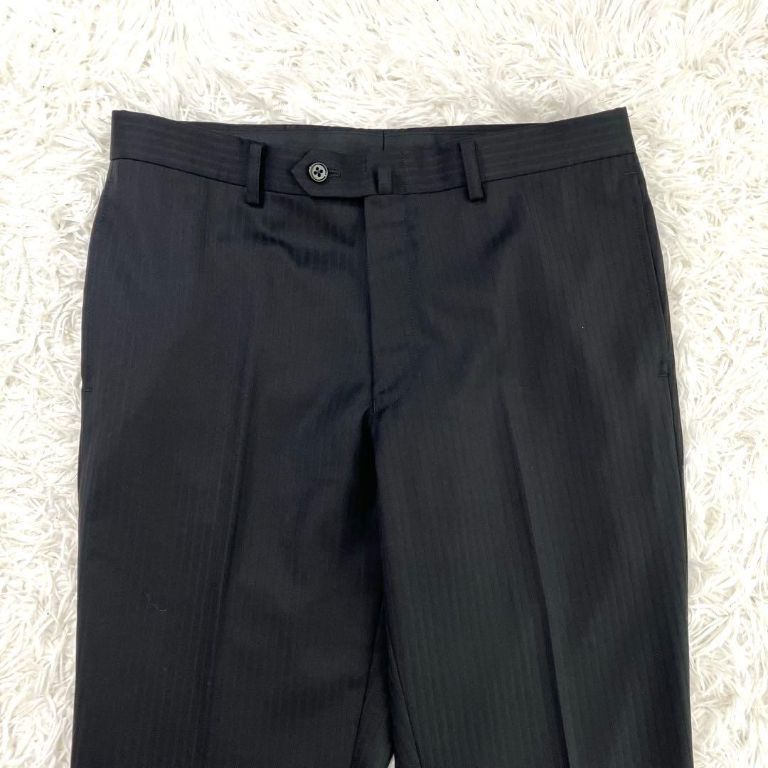 美品　ロロピアーナ　ミツミネ　スーツ　セットアップ　AB4 3ピース　ストライプ