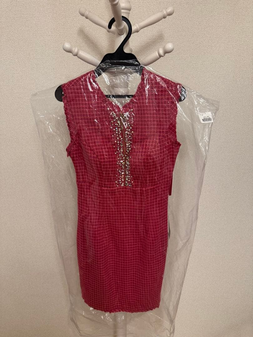 ROBE de FLEURS Glossy Mサイズドレス ピンク