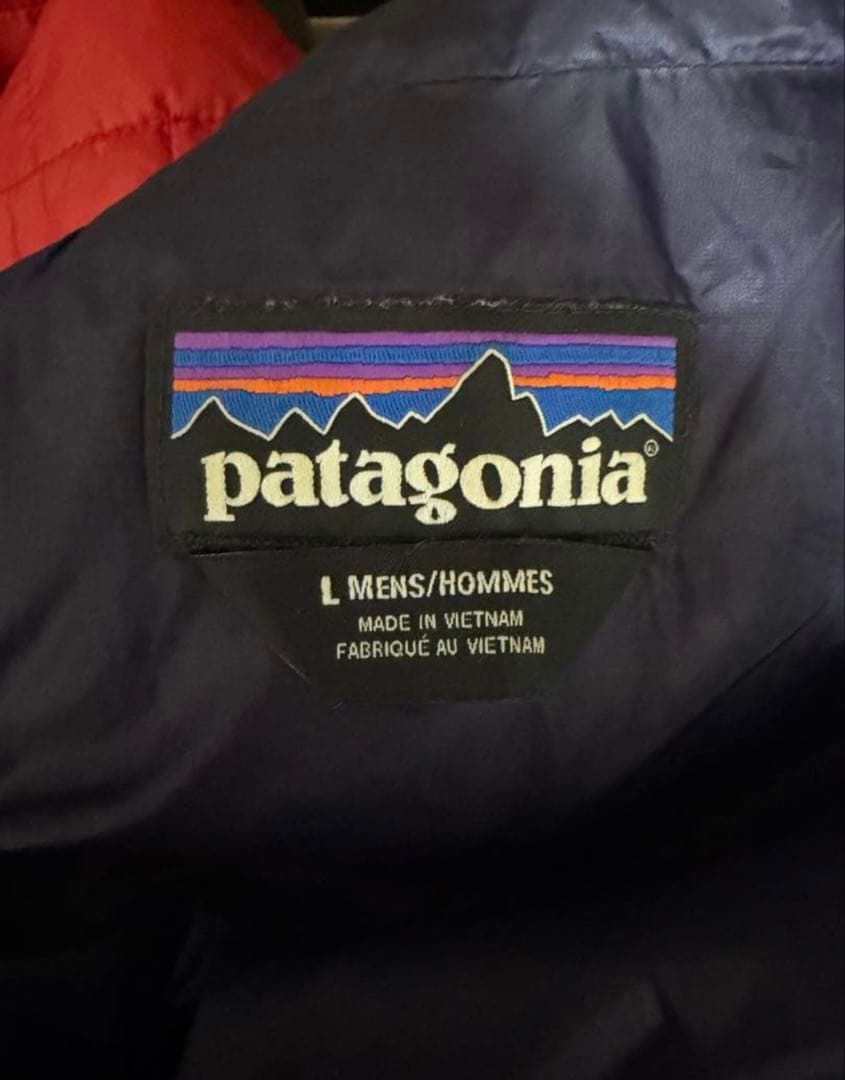 patagonia パタゴニア ナノパフジャケットフーディー　Lサイズ