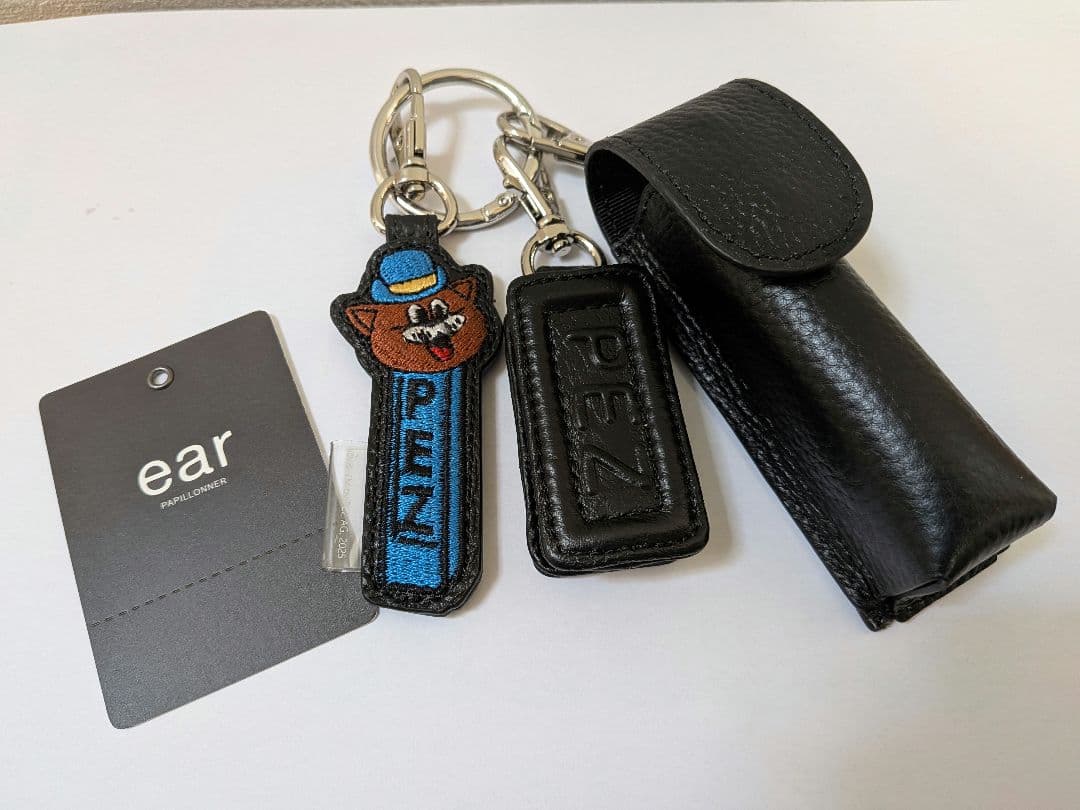 【PEZ(ペッツ)×ear】本革リップケースチャーム