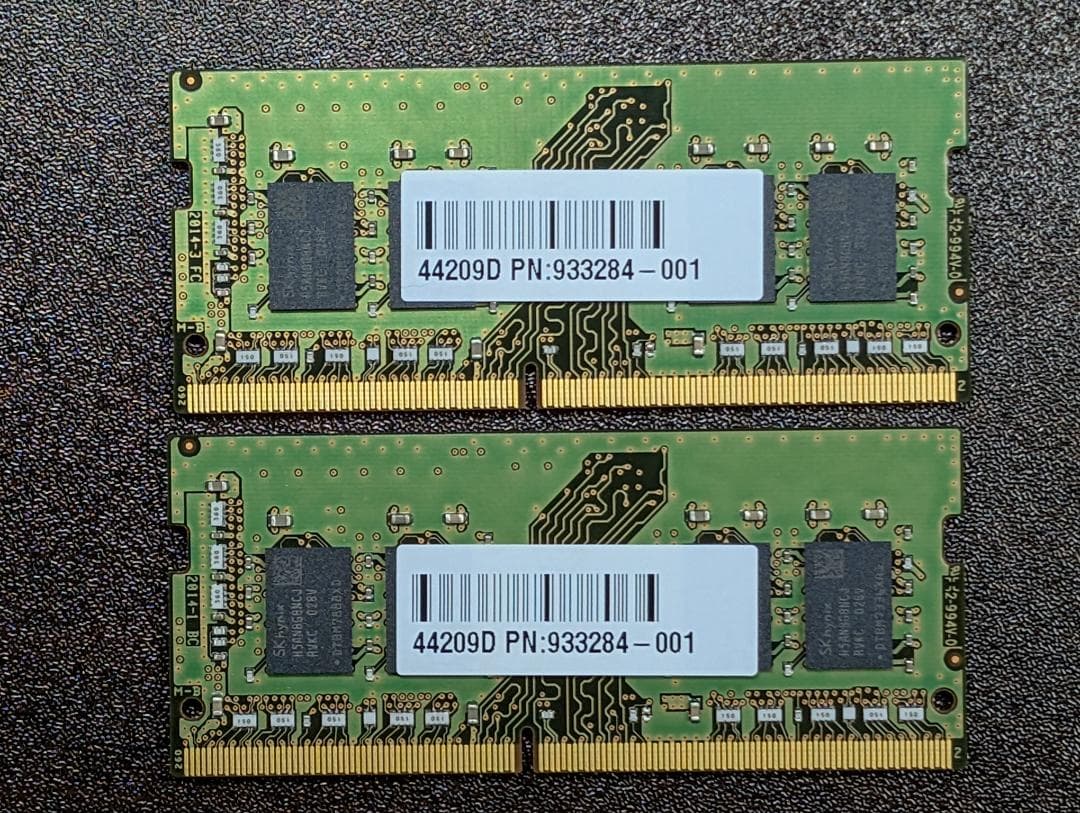 16GB(8GBx2枚) PC4-21300(DDR4-2666) SODIMM
