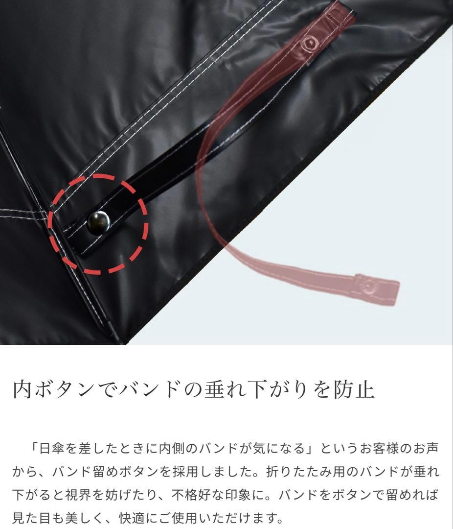 芦屋ロサブラン　日傘　2段折り コンビ　ライトグレージュ×アイボリー　新品未使用