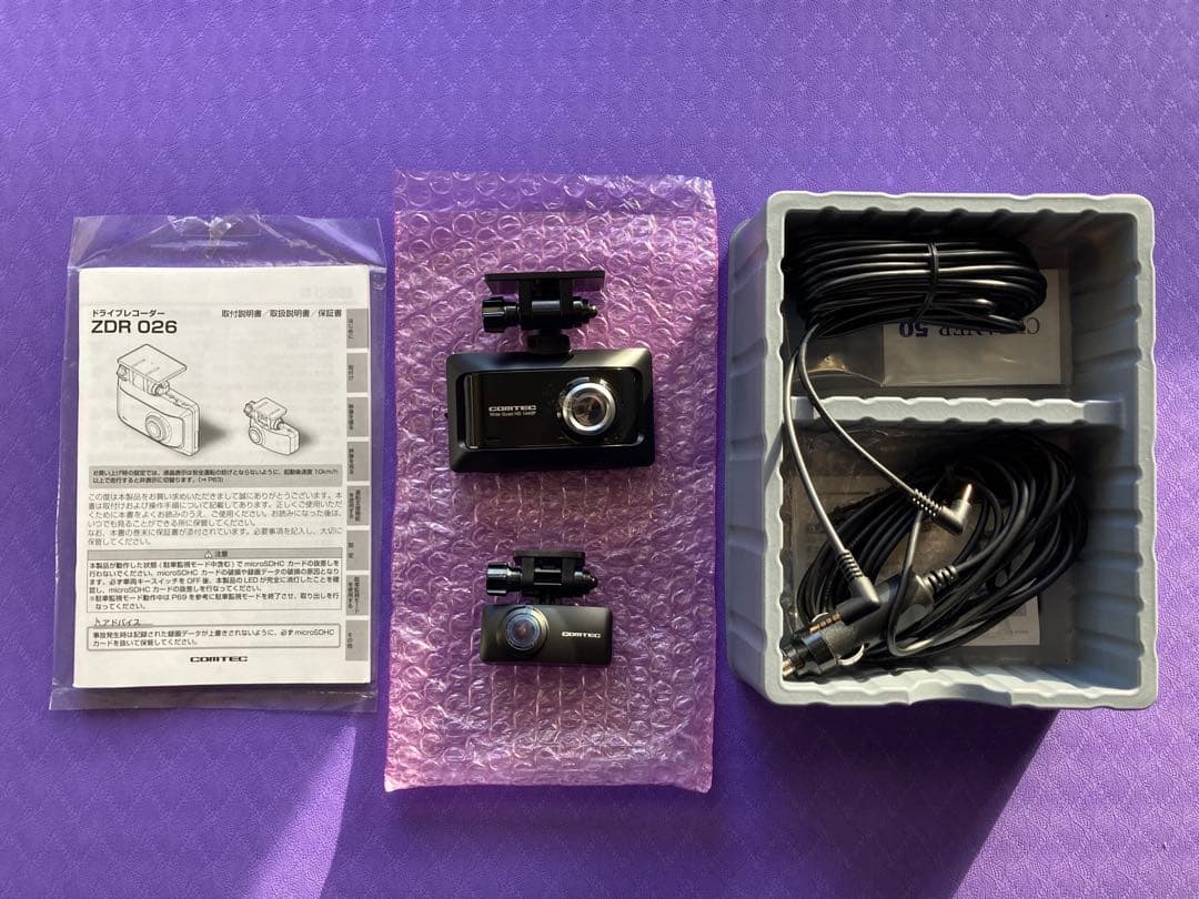 comtec コムテック ZDR026 ドライブレコーダー 未使用品