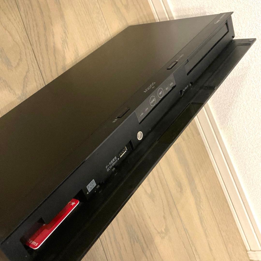 最上位機種3番組同時録画SHARPブルーレイレコーダー