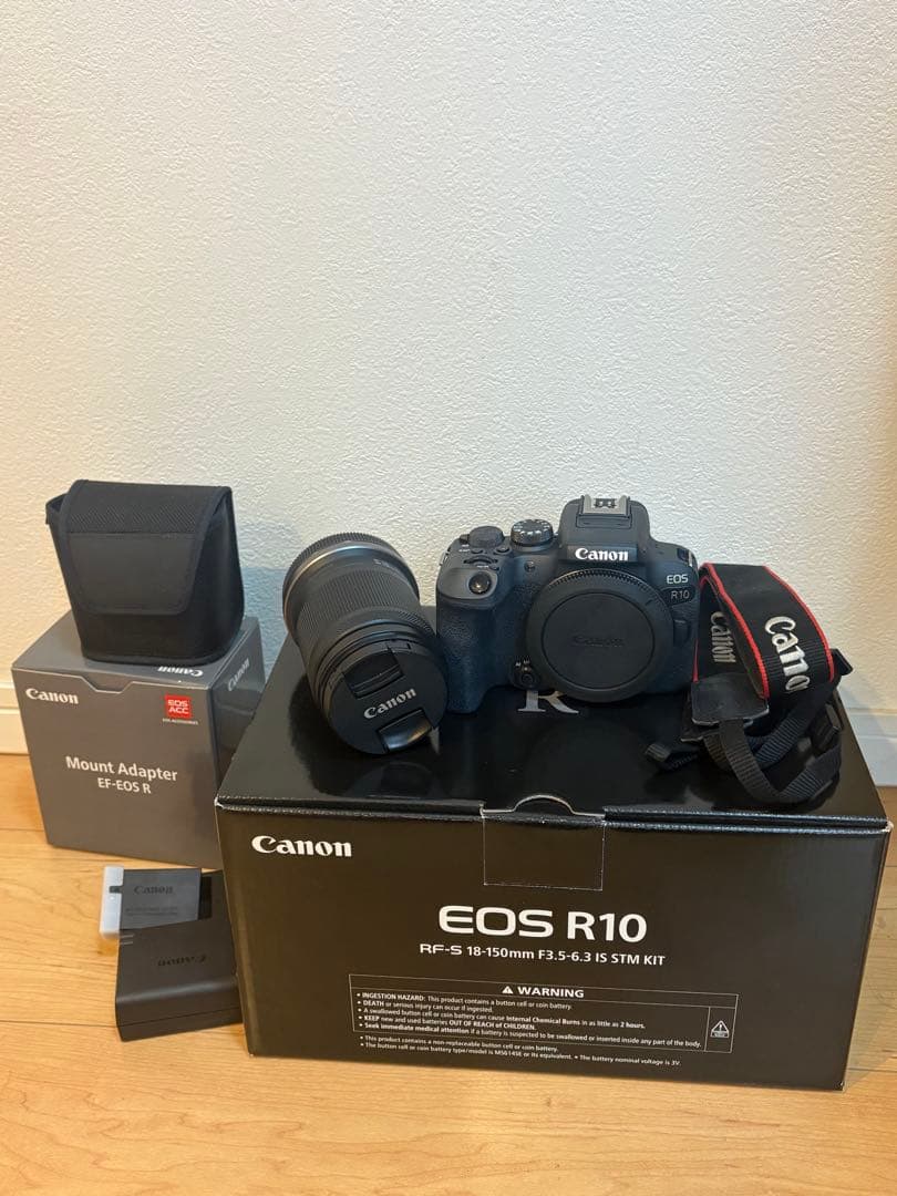 【アダプター付き】EOS R10 RF-S18-150 ISSTM レンズキット