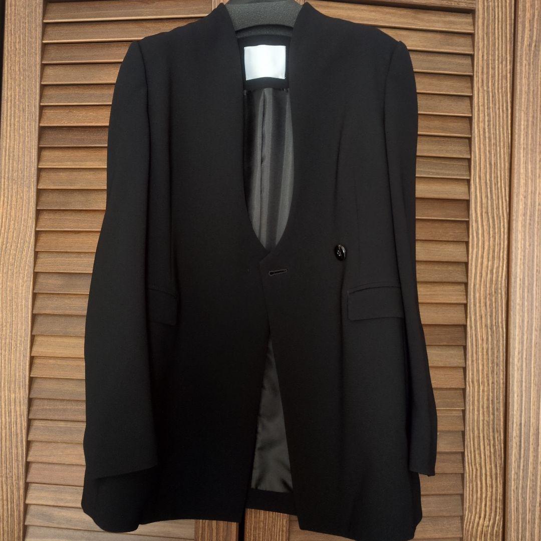 mame kurogouchi 黒 2023PF ジャケット　美術館ジャケット