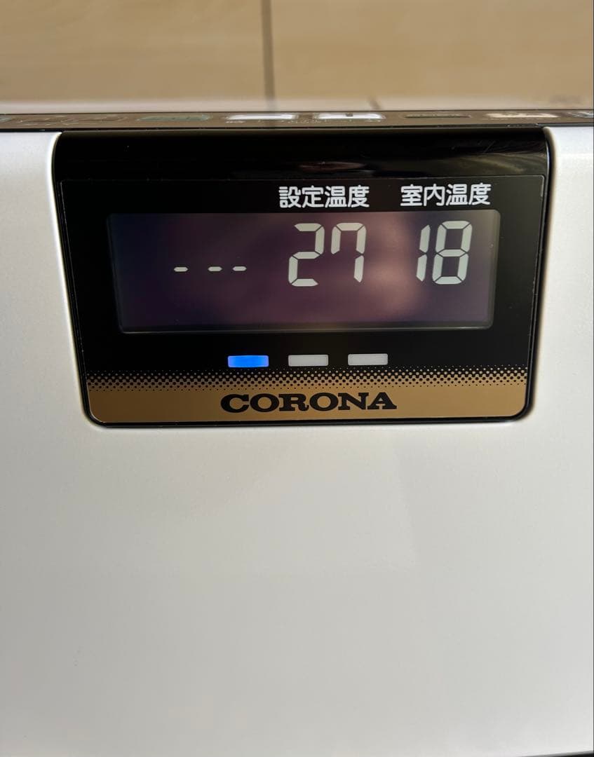 石油ファンヒーター 2019年製CORONA コロナ 取説付き