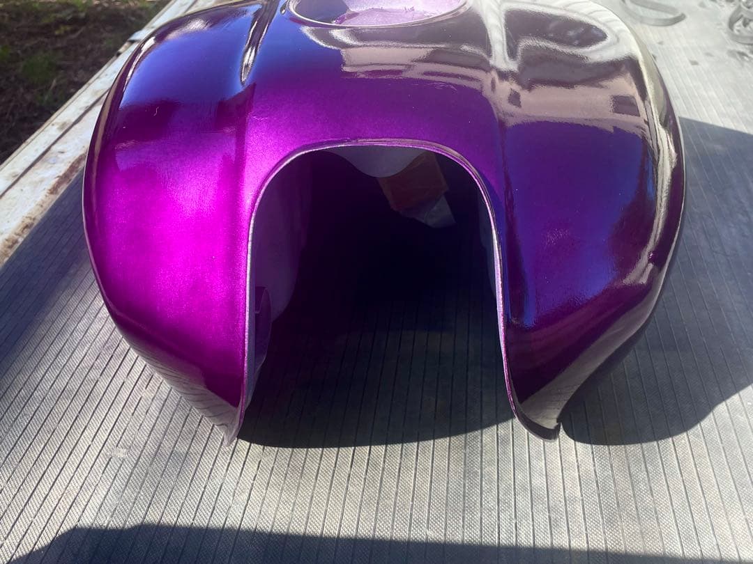 XJR400R 外装セット　キャンディーパープル　塗りたて　美品　アウトバーン