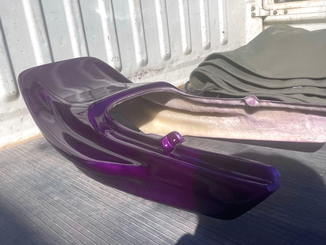 XJR400R 外装セット　キャンディーパープル　塗りたて　美品　アウトバーン