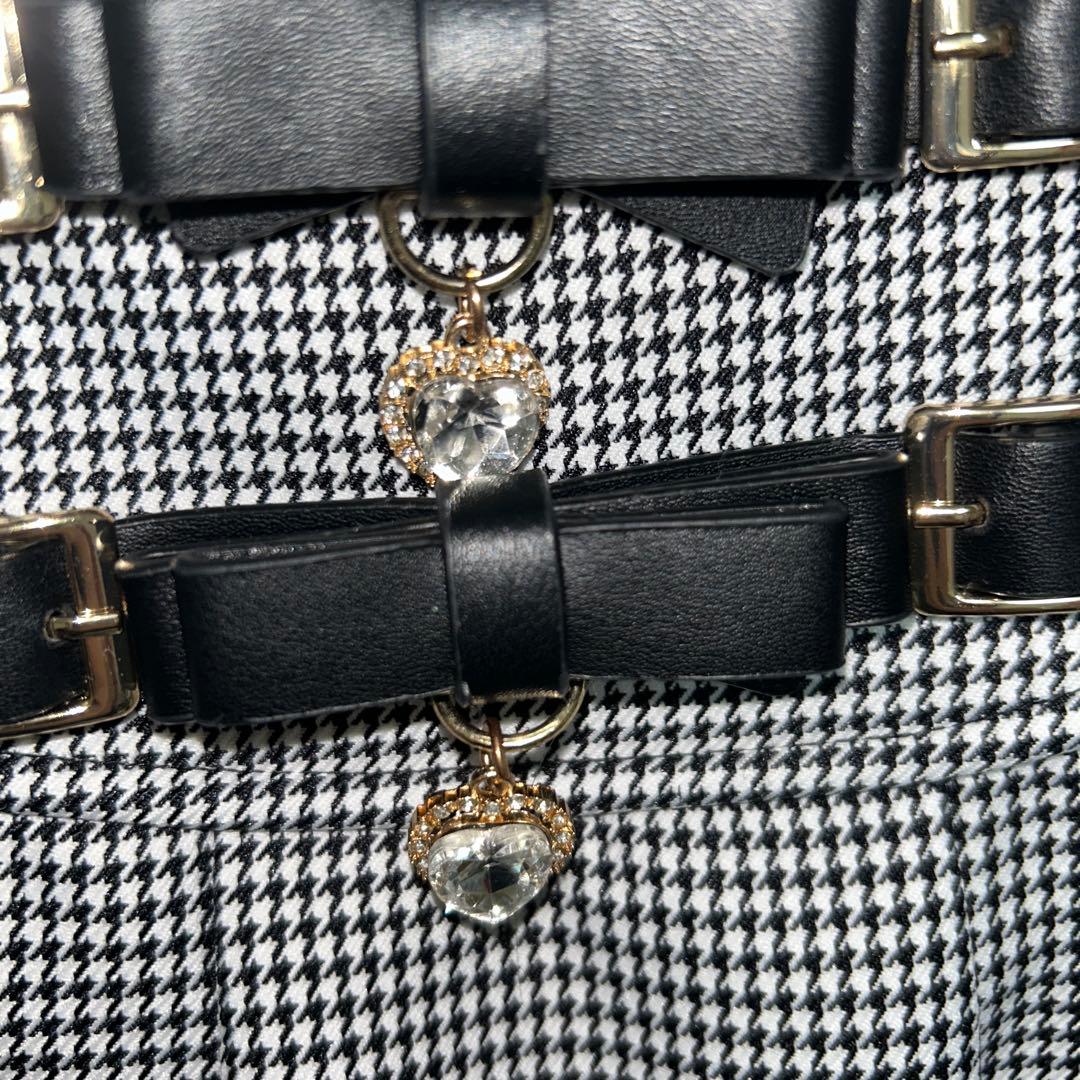 LIZLISA 3連リボンスカパン 千鳥柄