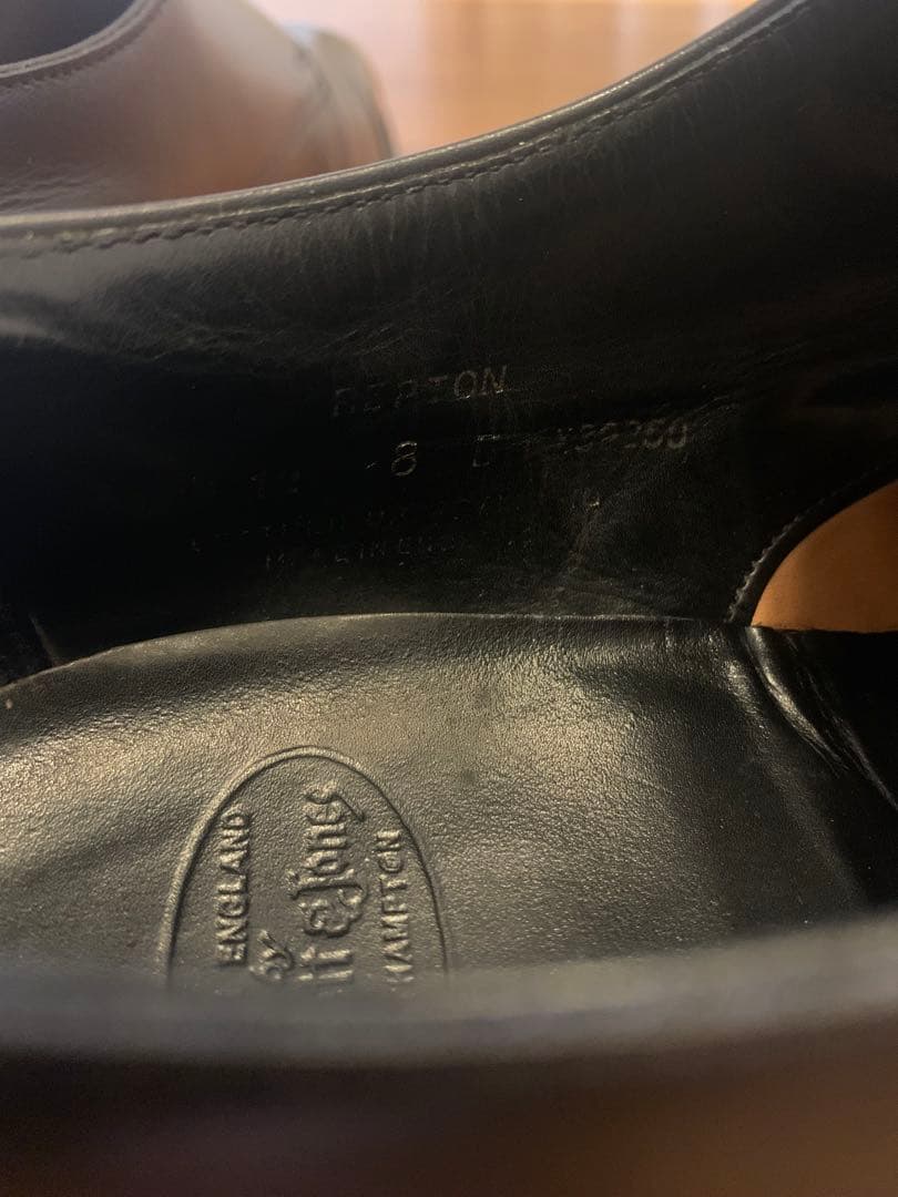 クロケット&ジョーンズ　レプトン　ダブルモンクブラック　8D