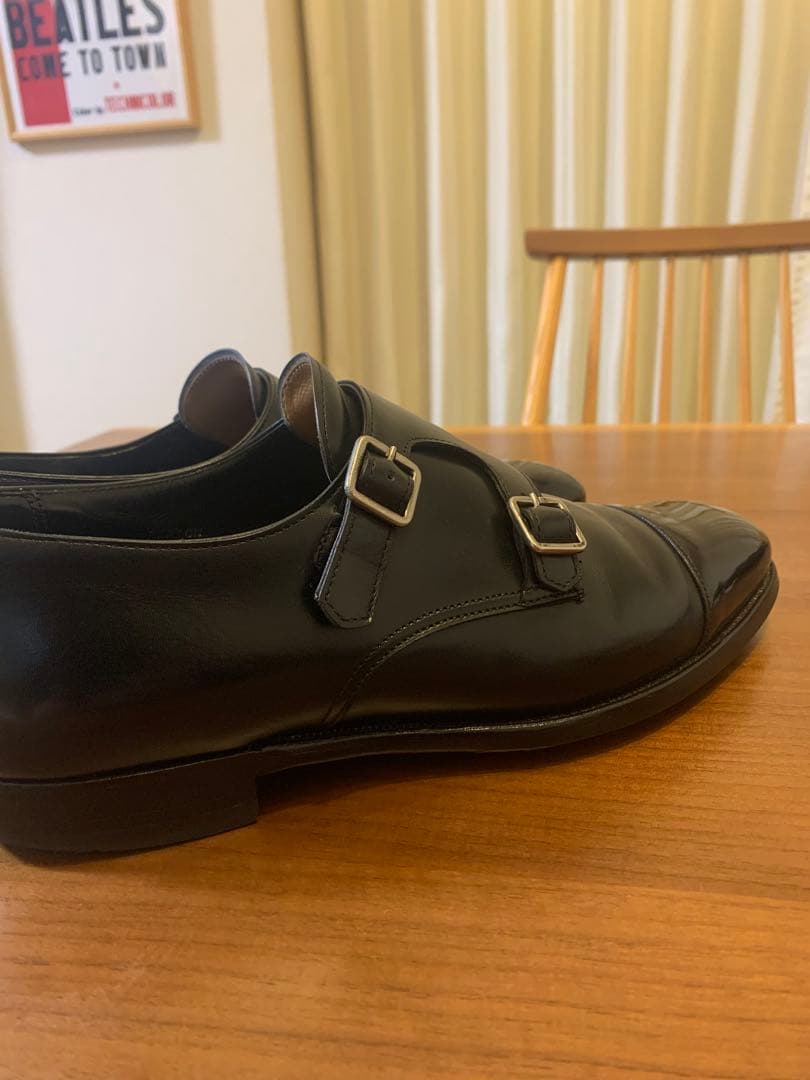 クロケット&ジョーンズ　レプトン　ダブルモンクブラック　8D