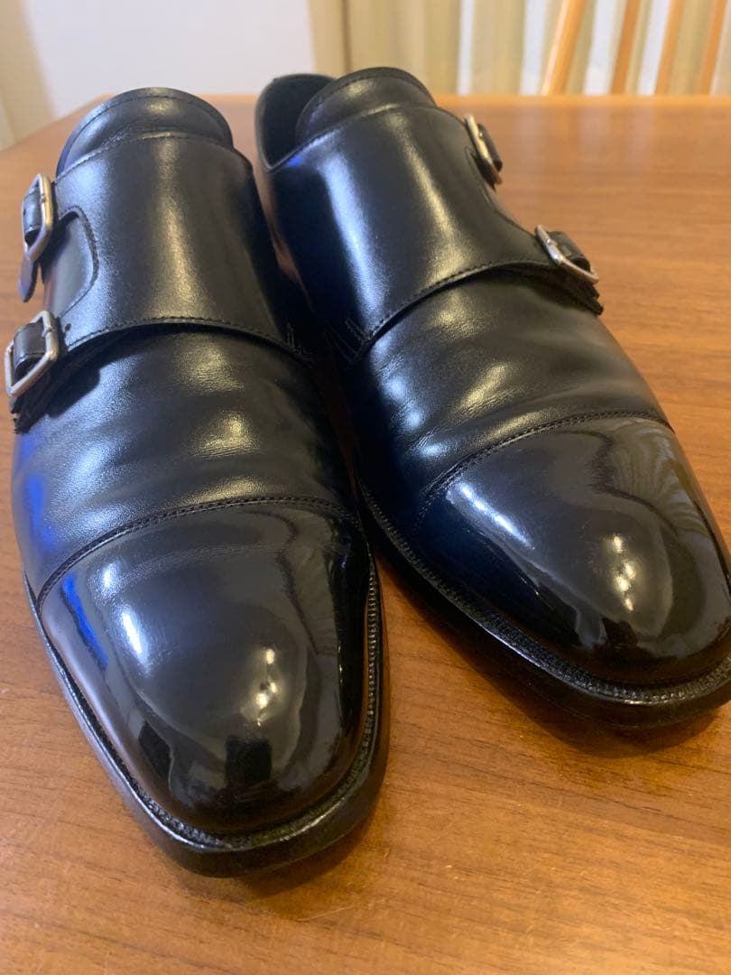 クロケット&ジョーンズ　レプトン　ダブルモンクブラック　8D