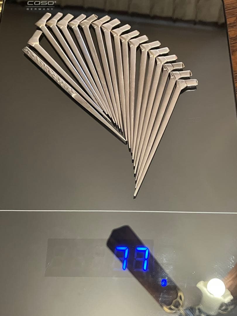 銀製　silver 18本セット