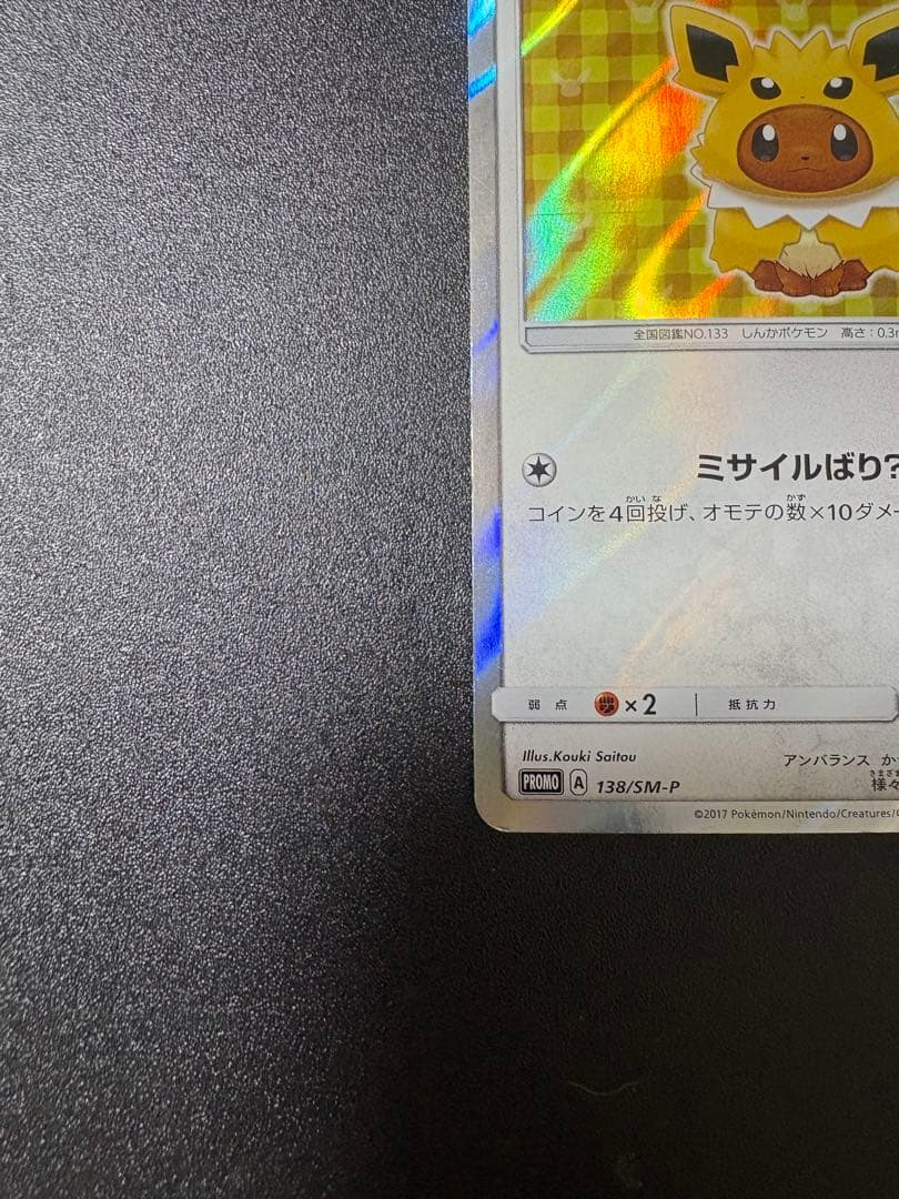 ポンチョを着たイーブイ サンダース プロモ