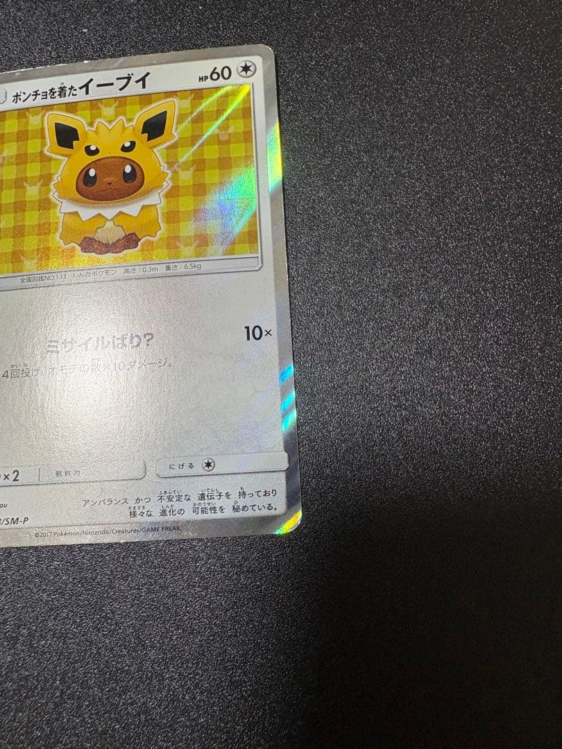 ポンチョを着たイーブイ サンダース プロモ