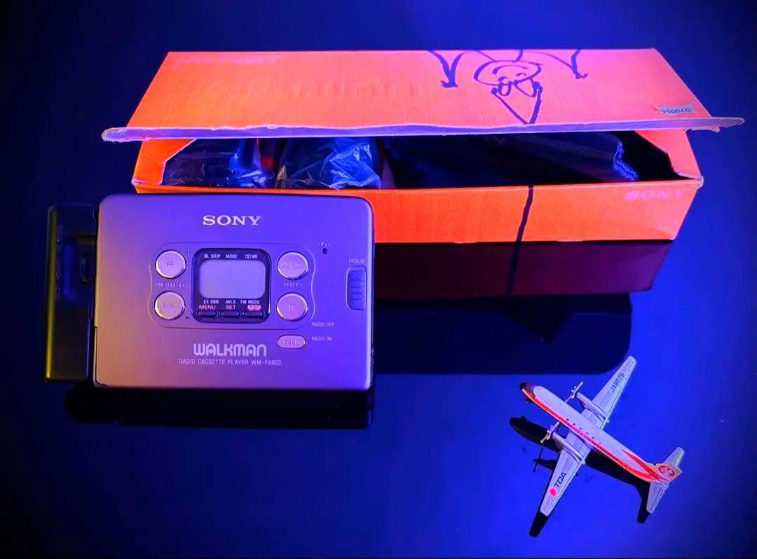 カセットウォークマンSONY WM-FX822元箱付属品「整備済み、完動超美品」