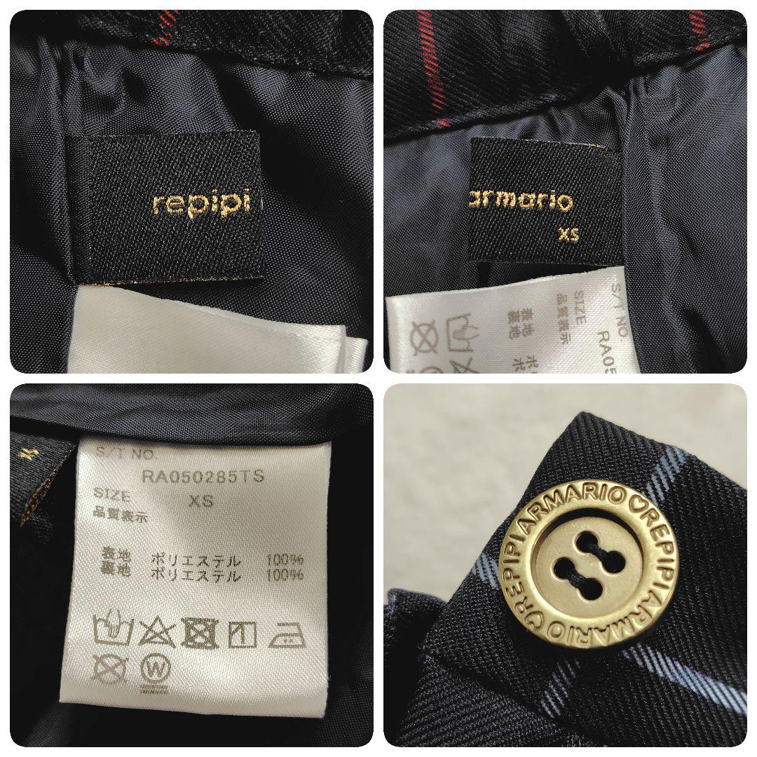 美品✨レピピアルマリオ フォーマルスーツ 女子 卒業式 150 4点セット 紺系