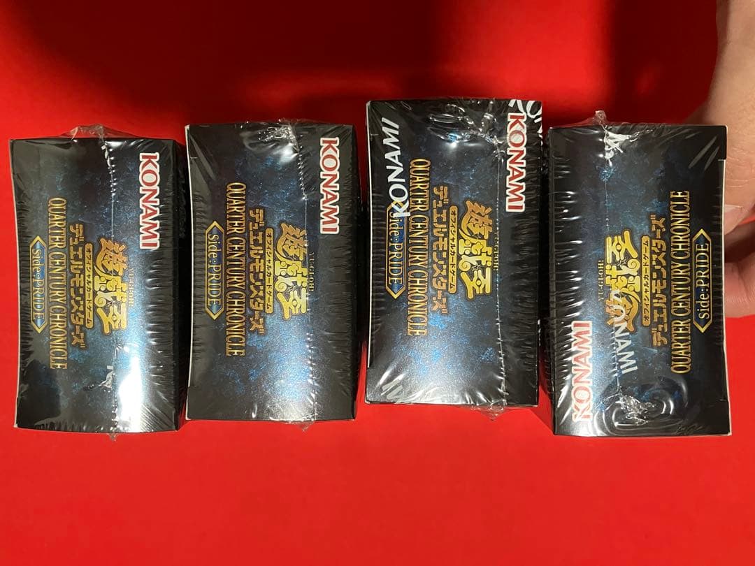 遊戯王side:PRIDE 4BOXセット シュリンク付 新品未開封