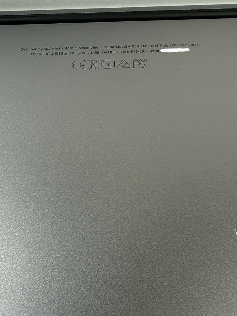 MacBook本体 Apple MacBook Pro 13 2018 i5/16GB/250GB