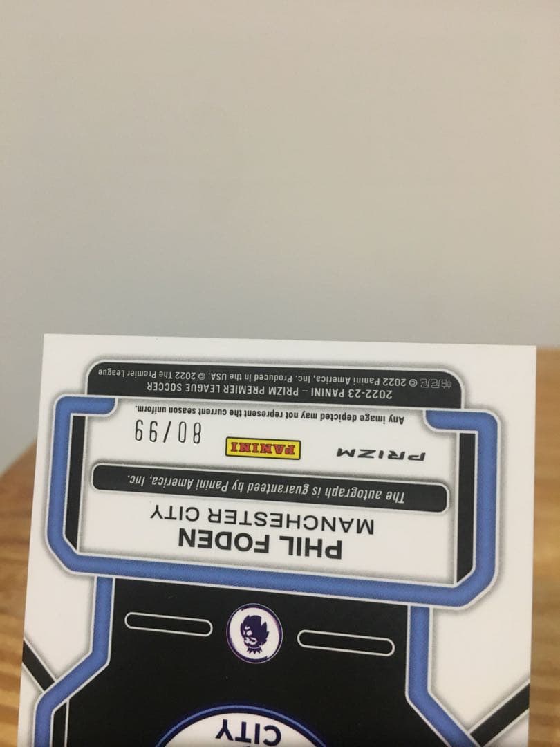 フォーデン　直筆サイン　カード　99枚限定　PANINI prizm