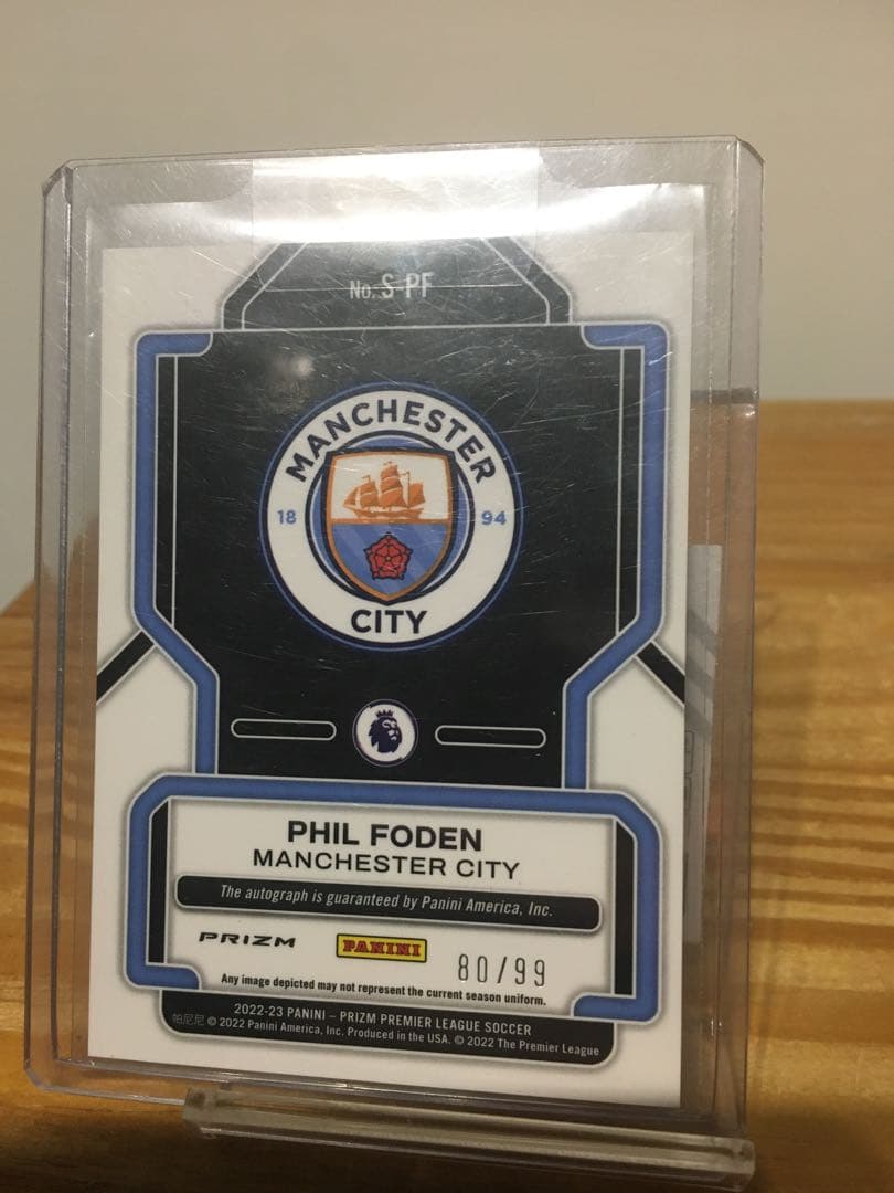 フォーデン　直筆サイン　カード　99枚限定　PANINI prizm