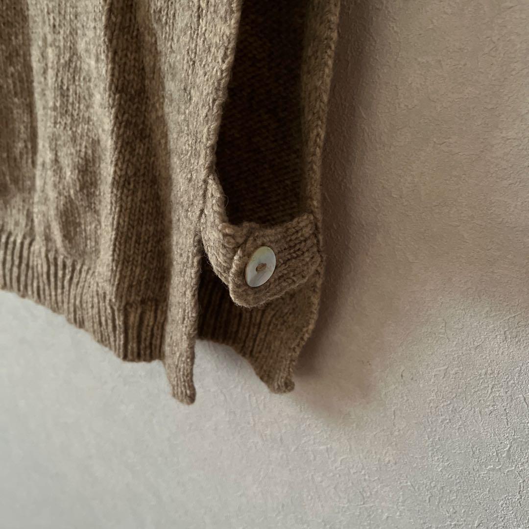 utilité ペルーハイランドウール モックネックベスト