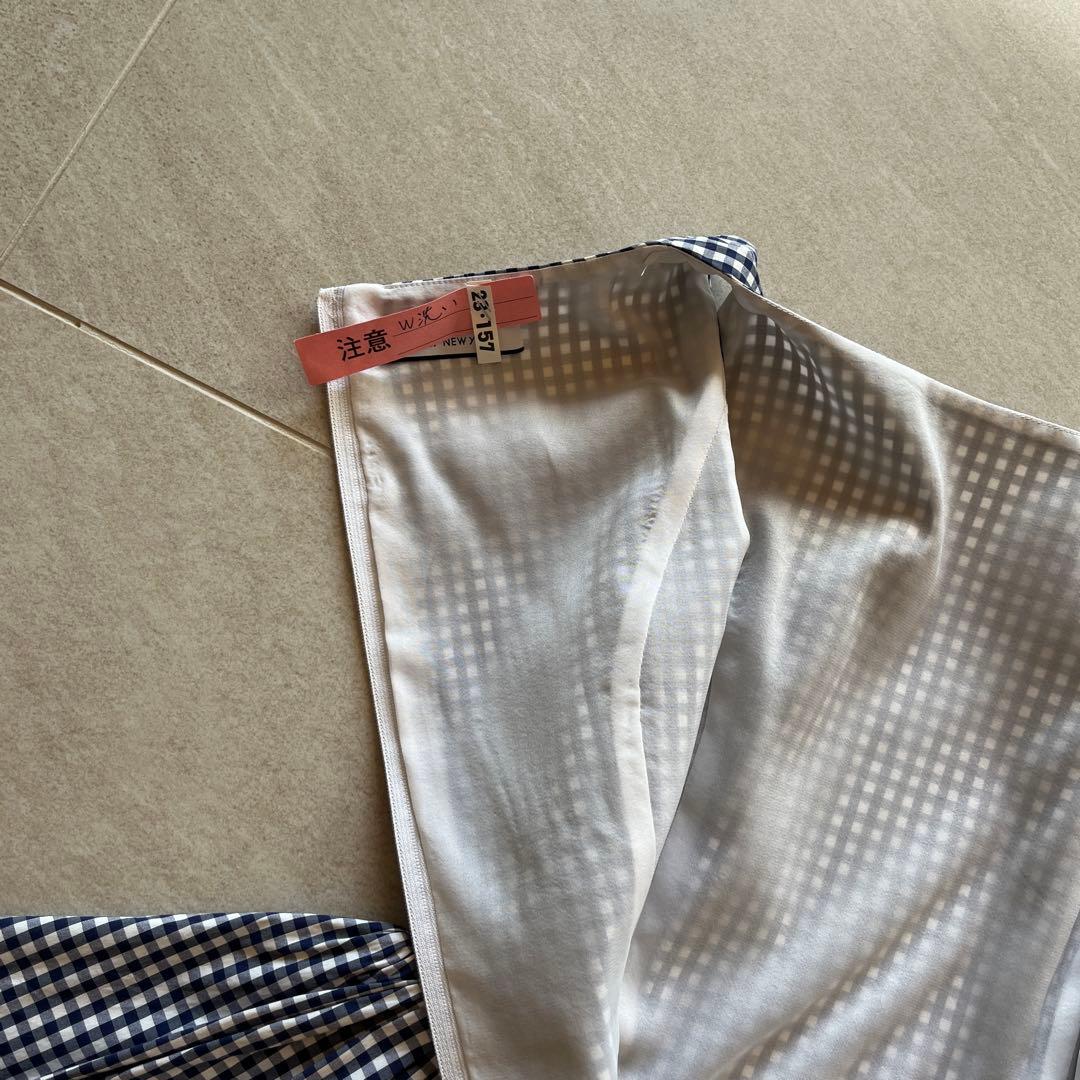 フォクシー　チェック柄ワンピース