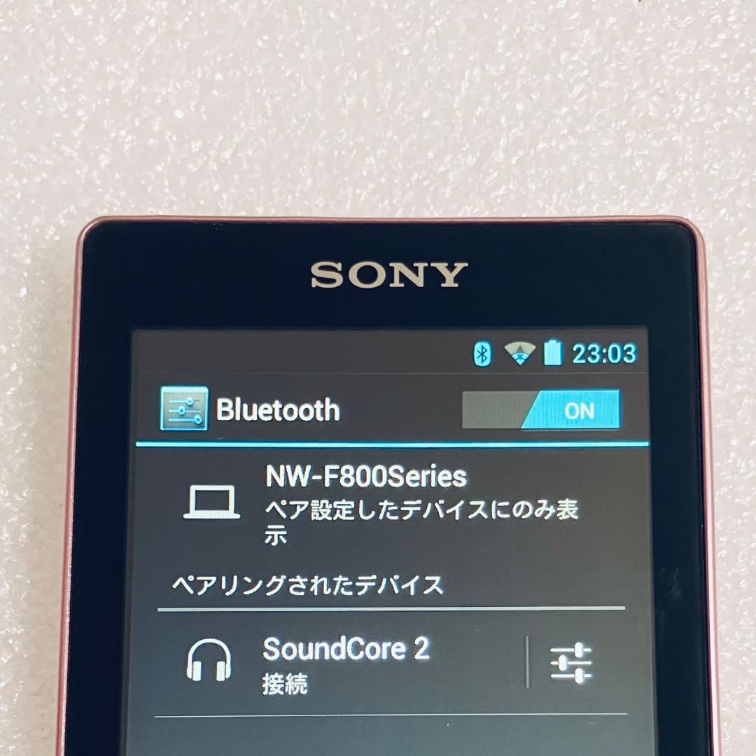【未使用保管品】　SONY ウォークマン　NW-F805 16GB ピンク