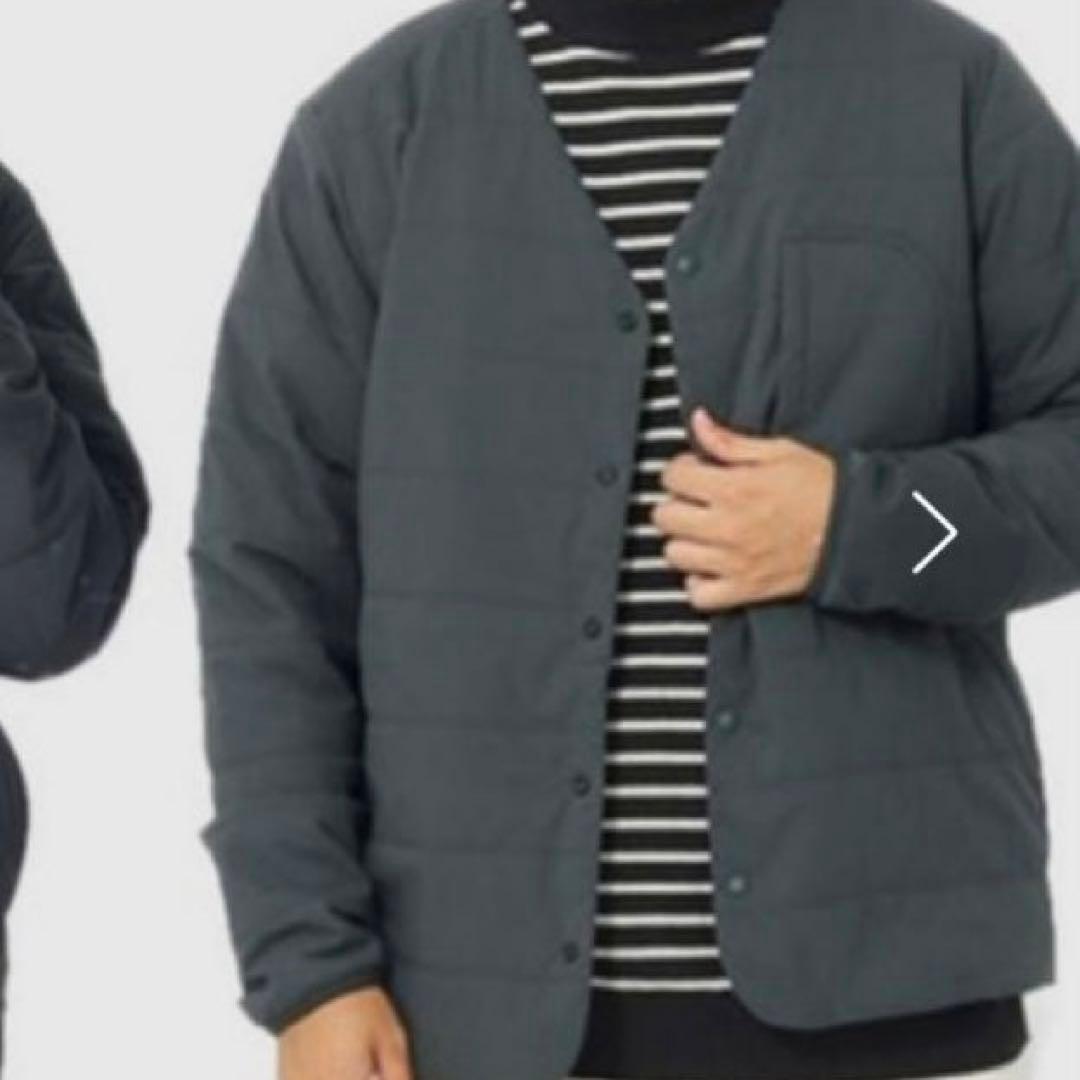  peak　スノーピーク　カーディガン　ライトダウン　アウター　グレーＬ