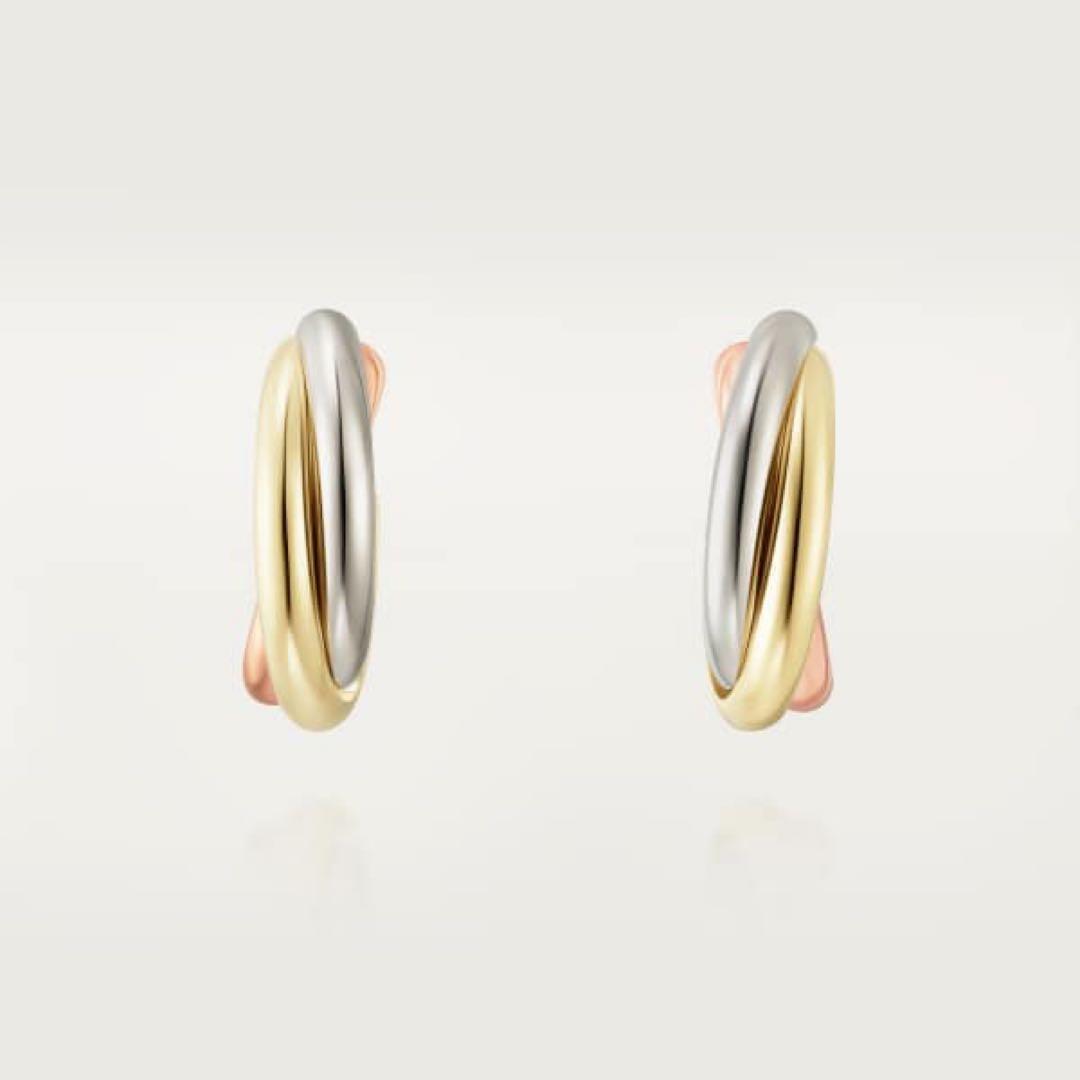 カルティエ　トリニティピアス(片耳、キャッチ無)