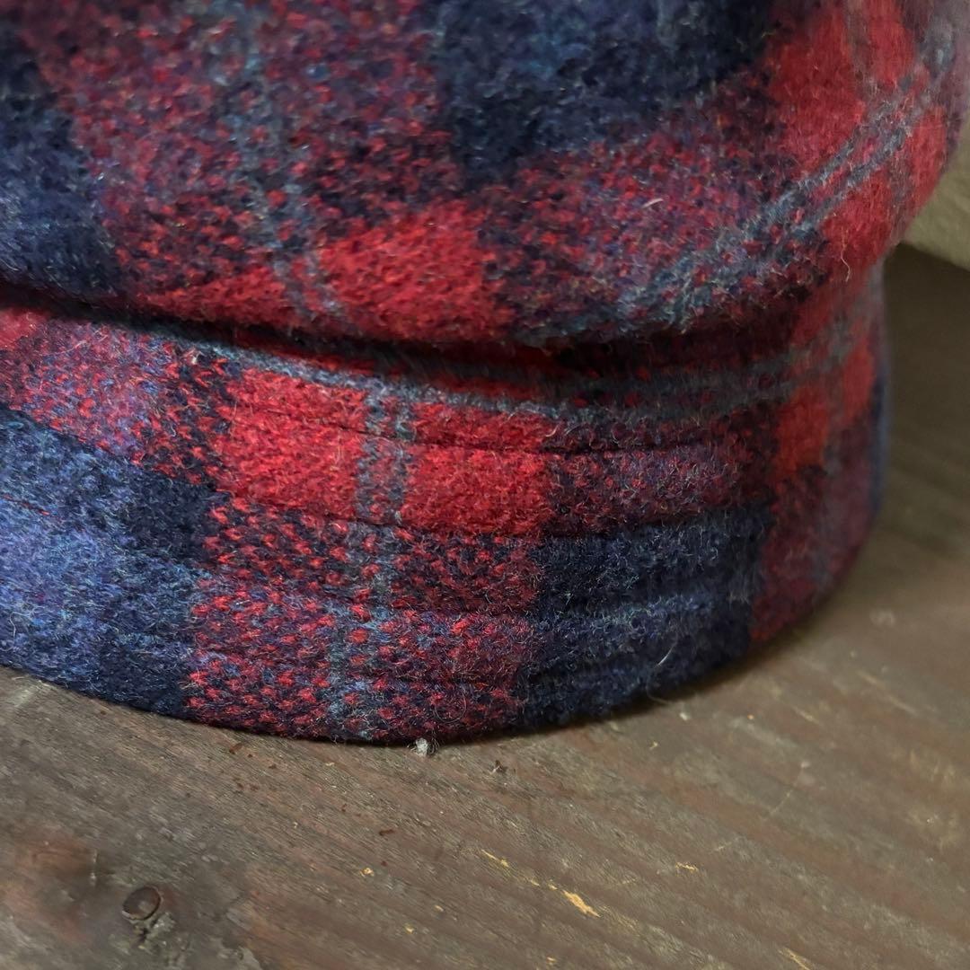 《Vivienne Westwood》wool チェック 帽子 日本製 オーブ