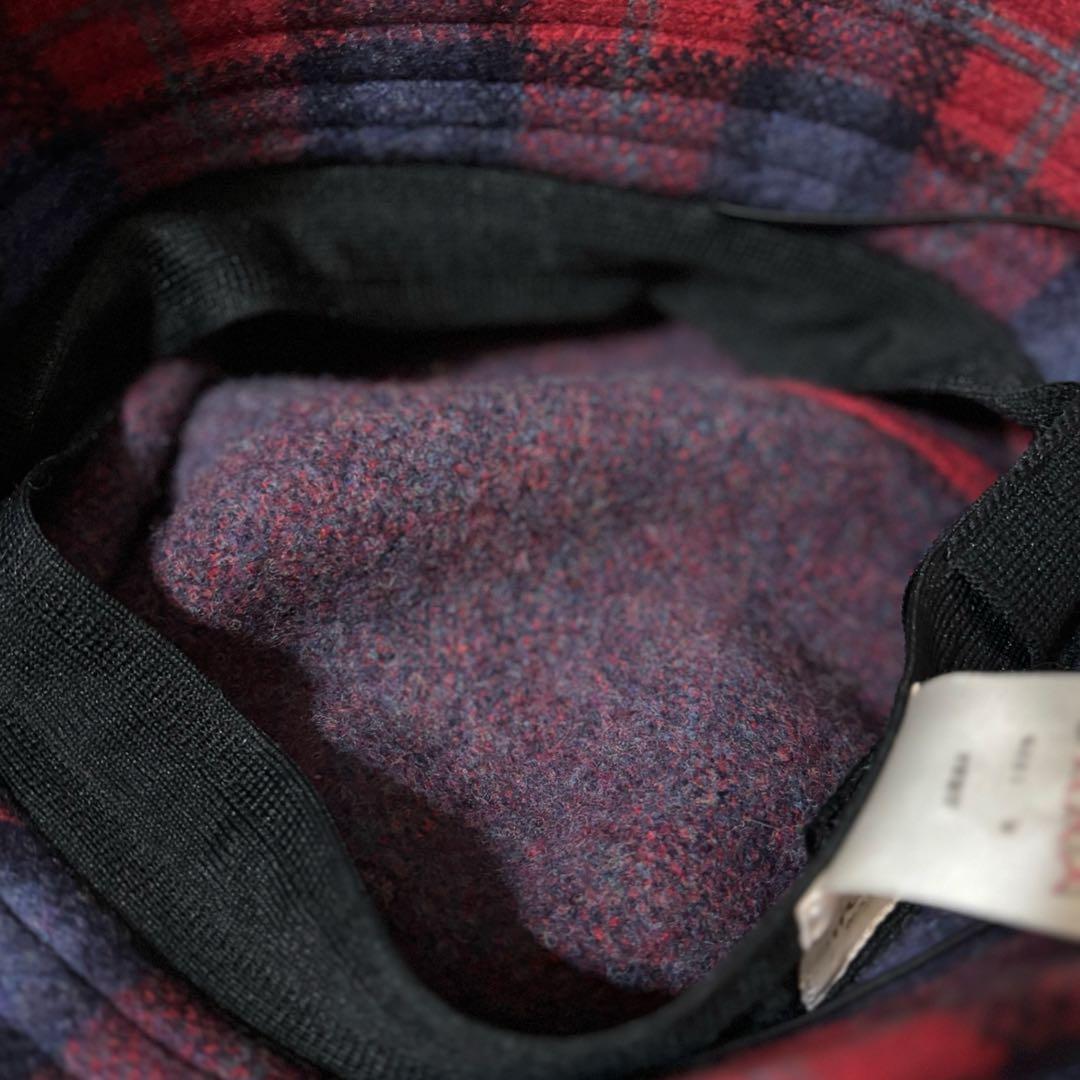 《Vivienne Westwood》wool チェック 帽子 日本製 オーブ