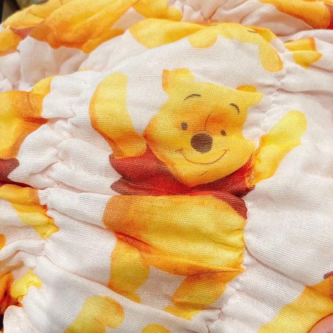 Disney ディズニーくまのプーさん ガーゼ＆パイルケット シングル　お昼寝