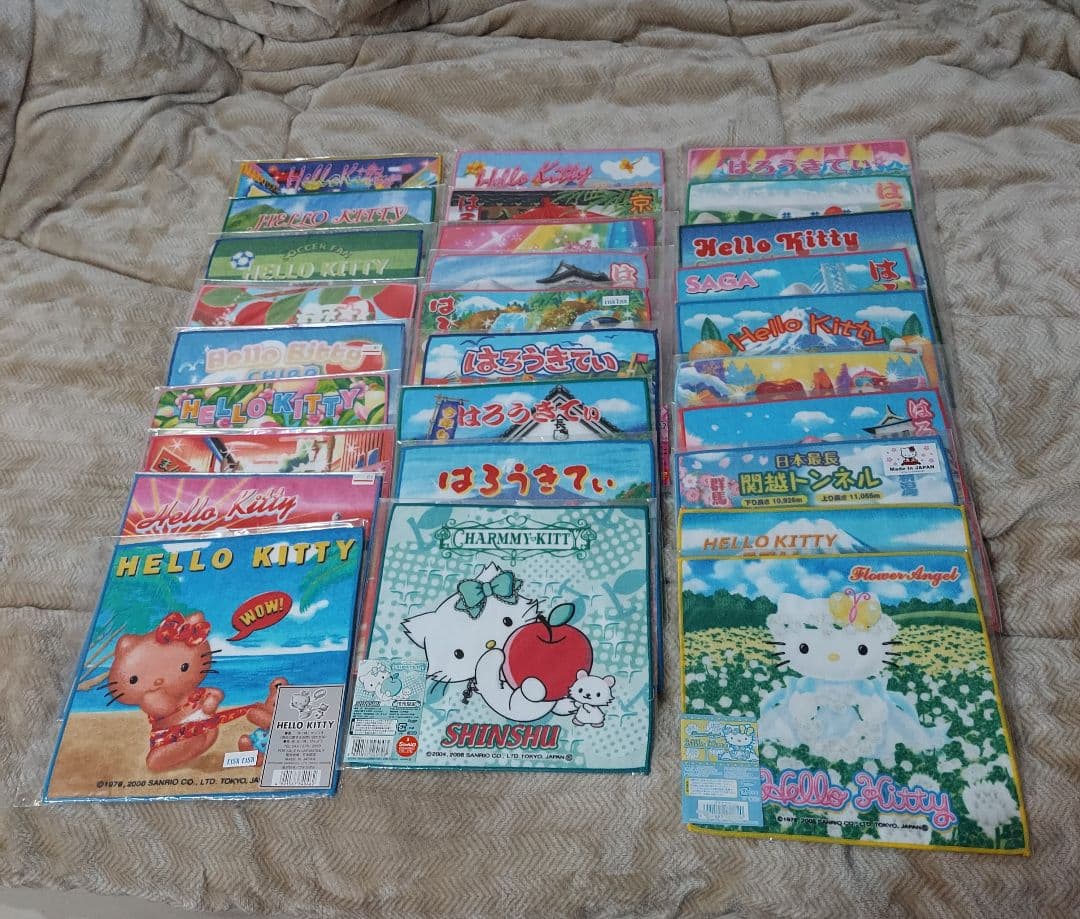 HELLOKITTY はろうきてぃ ご当地ハンカチ sanrio　28枚