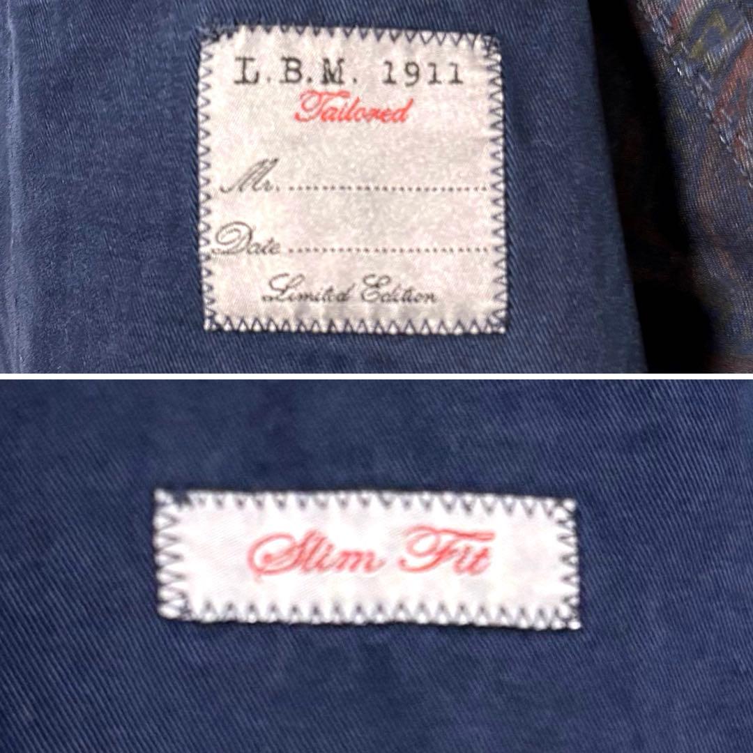 ✨良品✨ルビアム　テーラードジャケット　ガーメントダイ　ペイズリー裏地　48