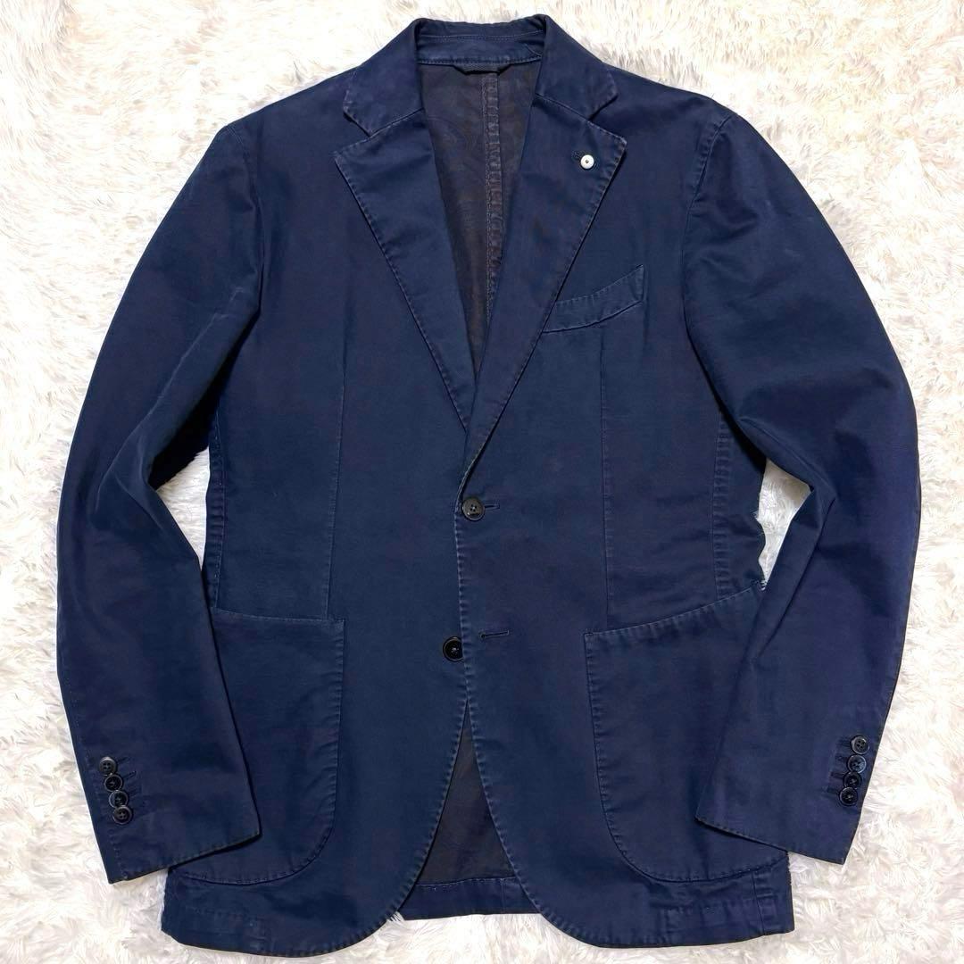 ✨良品✨ルビアム　テーラードジャケット　ガーメントダイ　ペイズリー裏地　48