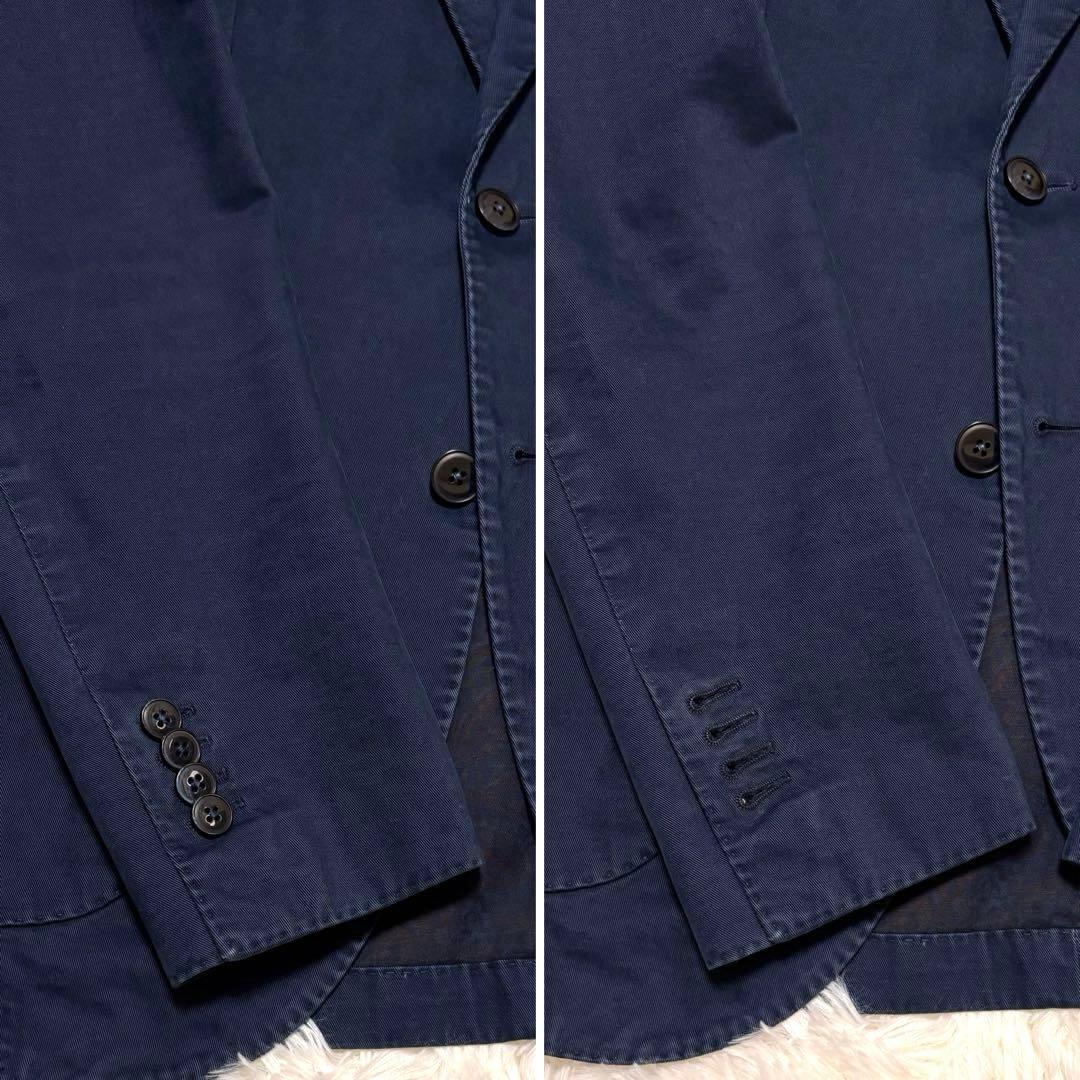 ✨良品✨ルビアム　テーラードジャケット　ガーメントダイ　ペイズリー裏地　48