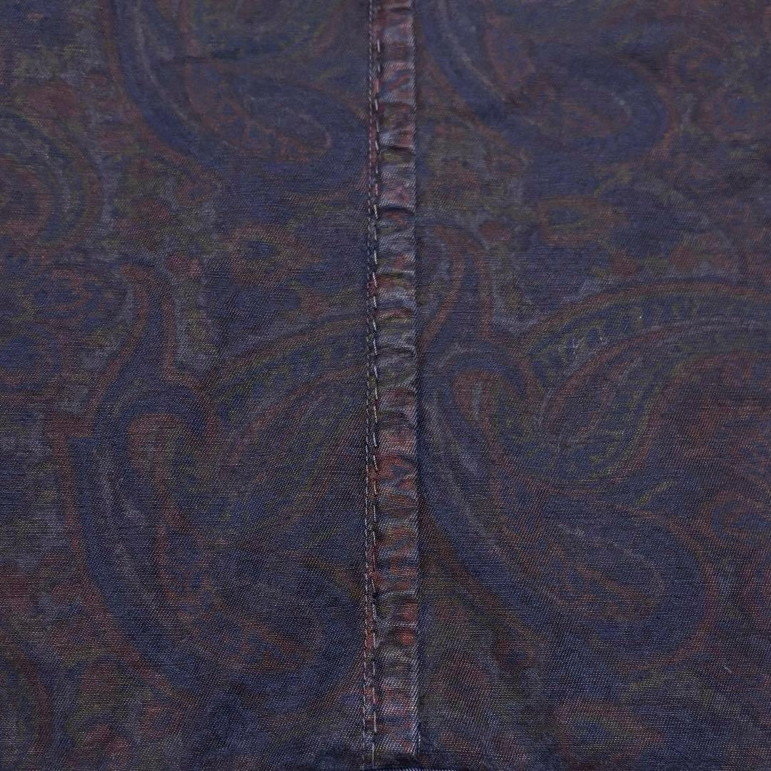 ✨良品✨ルビアム　テーラードジャケット　ガーメントダイ　ペイズリー裏地　48