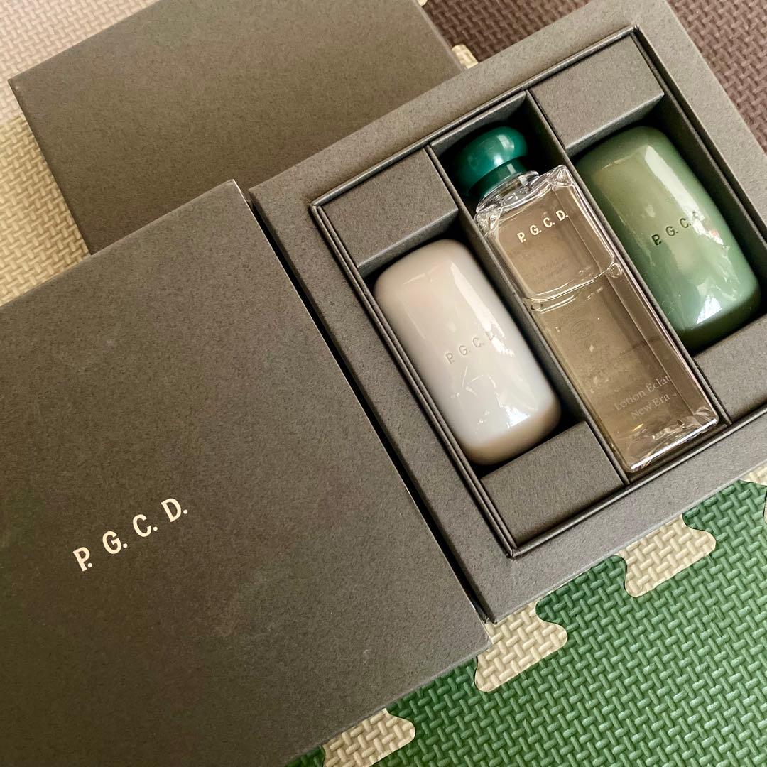 【新品未使用】P.G.C.D スキンケア3点セット 洗顔石鹸 美容液 1ヶ月分