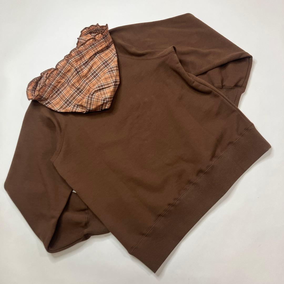 【新品未使用】ピンクハウス ブラウン うさちゃんプリント パーカー/2025年