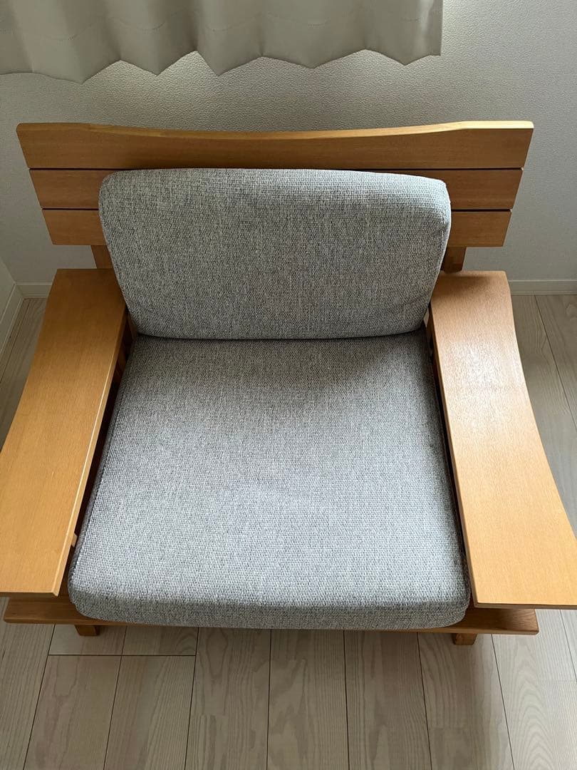 ニトリ　 1人掛けソファ 布