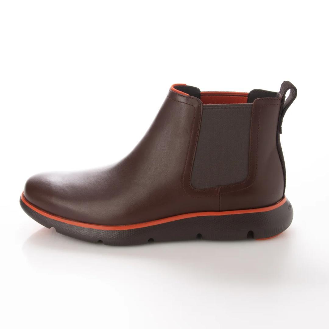 Cole Haan ダークブラウン 防水サイドゴアブーツ オレンジトリム　9.5