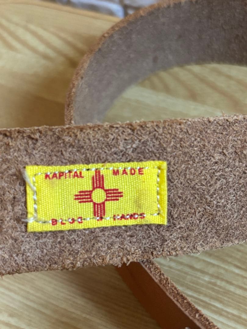 キャピタル KAPITAL スマイリー フェイス ベルト