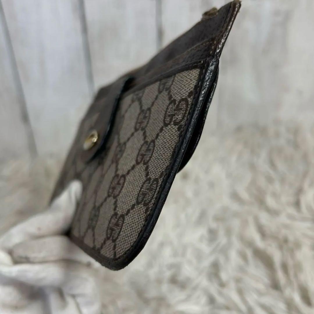 GUCCI GGスプリーム　レザー　ポーチ　セカンドバッグ　クラッチバッグ