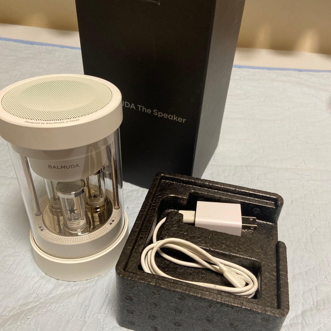 バルミューダ　BALMUDA　M01A-WH スピーカー　ホワイト　白