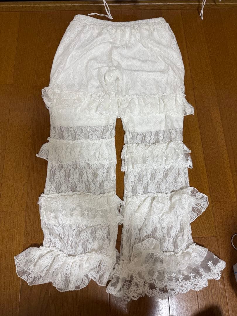 悠*里様 CIAOPANIC ティアードレースフレアレイヤードフリルパンツ