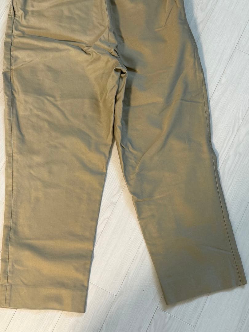 neat ギザモールスキン ベルトレスパンツ