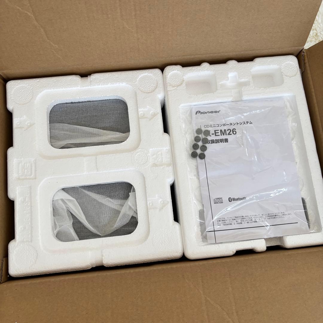 未使用品パイオニアPioneer X-EM26ミニコンポ Bluetooth対応