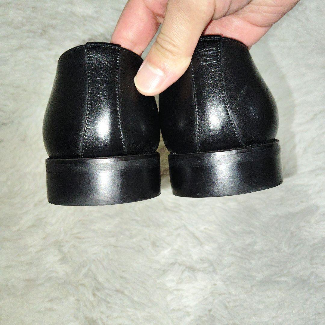 【極美品】スコッチグレイン　ストレートチップ　冠婚葬祭　0496 25